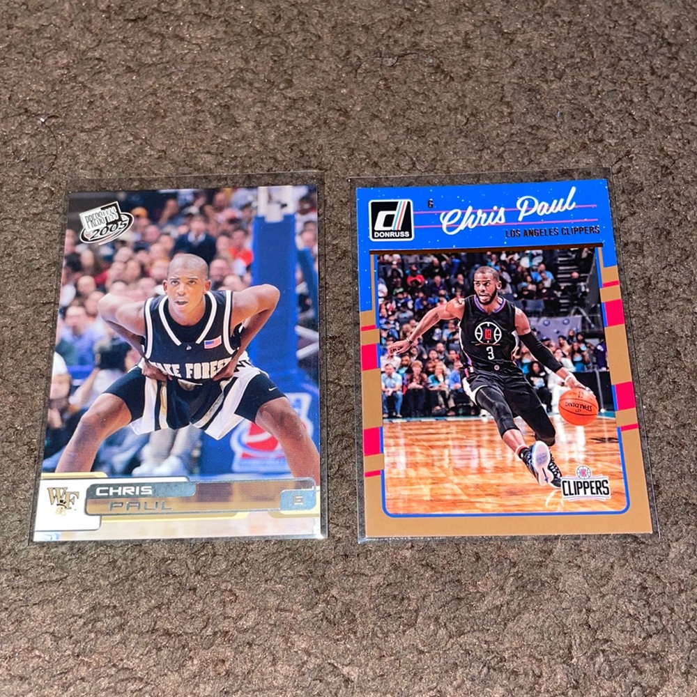Lot of 2 Chris Paul cards